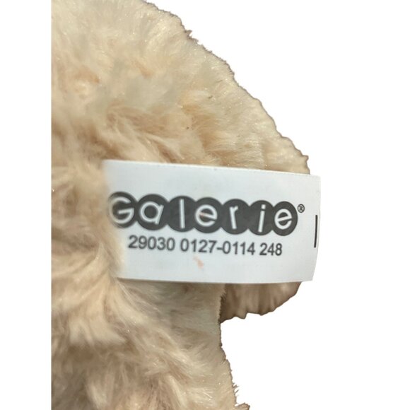 Reese's Galerie Plush Teddy Bear With Orange Ribbon Stuffed Animal 7" - Picture 3 of 4